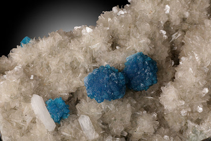 3-1/2" Cavansite on Stilbite