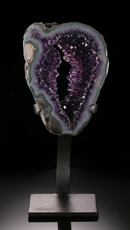 Amethyst "Open" Geode in Stand