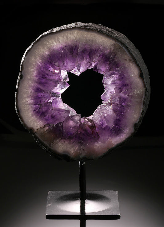 Amethyst Geode Slice