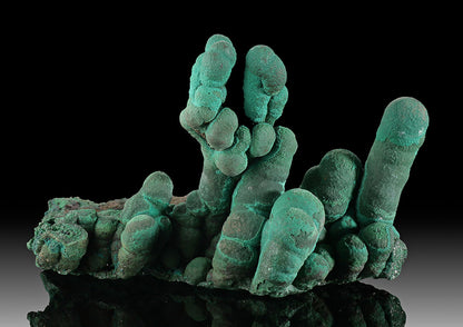Druzy Malachite Stalactites