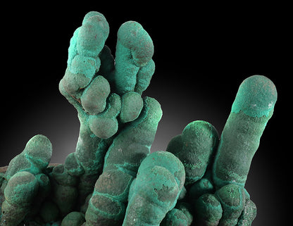 Druzy Malachite Stalactites