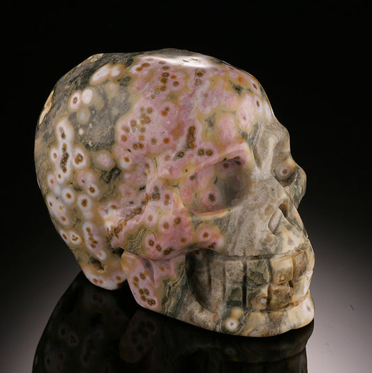 Ocean Jasper Skull