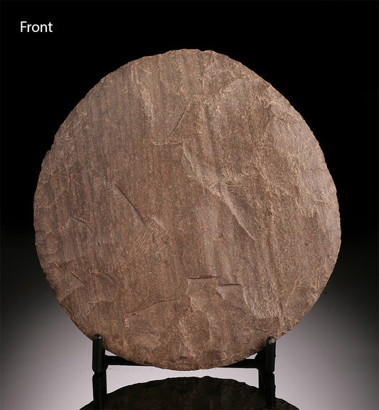 Neolithic Disc - Jasper (w/ stand)