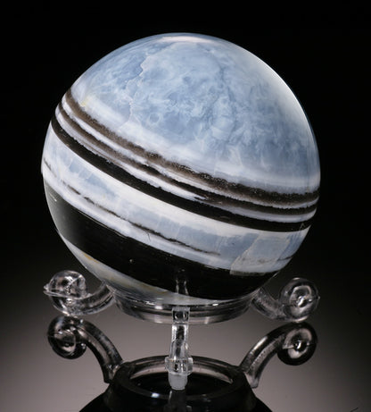 Blue Opal Sphere (with stand)