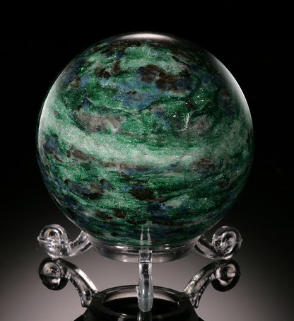 Fuchsite Sphere (with stand)