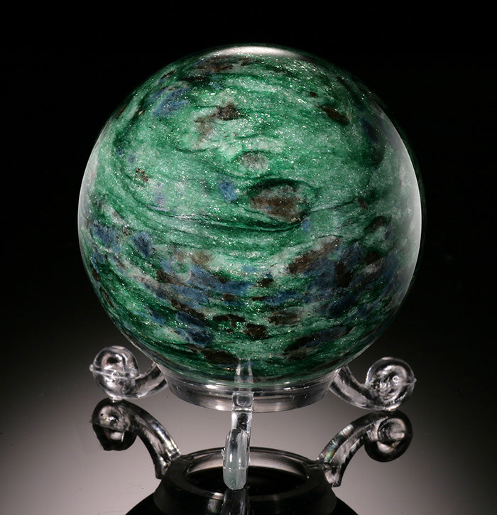 Fuchsite Sphere (with stand)