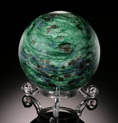 Fuchsite Sphere (with stand)