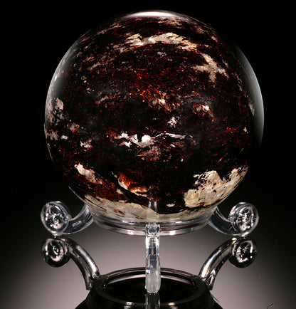 2-1/2" Astrophyllite Sphere (with stand)