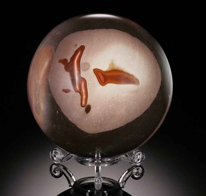 3" Polychrome Jasper Sphere (with stand)