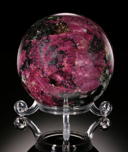 Eudialyte Sphere (with stand)