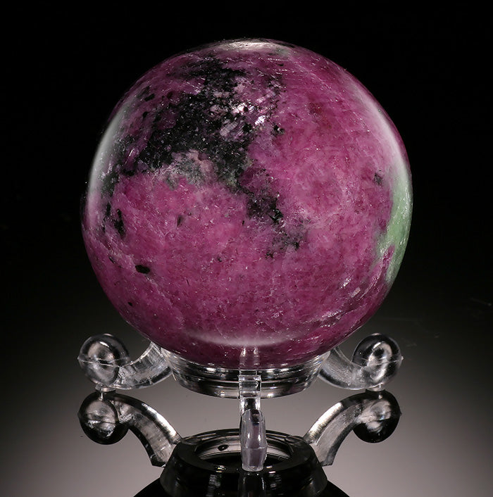 Ruby & Zoisite Sphere (with stand)