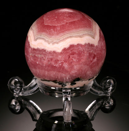 Rhodochrosite Sphere-Argentina (with stand)