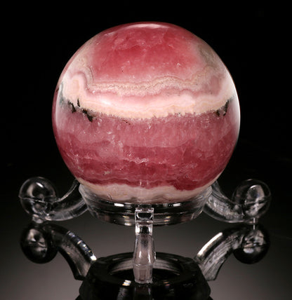 Rhodochrosite Sphere-Argentina (with stand)