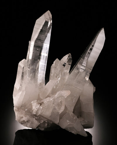 10" Tall Lemurian Quartz Cluster