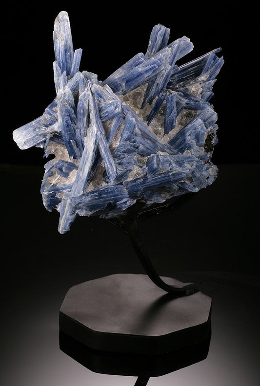 Kyanite in Quartz with Custom Stand