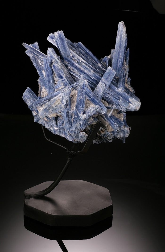Kyanite in Quartz with Custom Stand