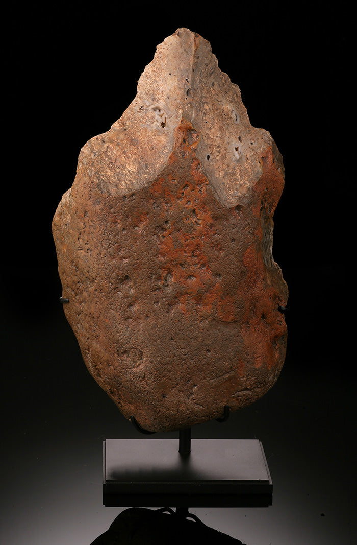Large, Paleolithic Proto-Bifacial Handaxe
