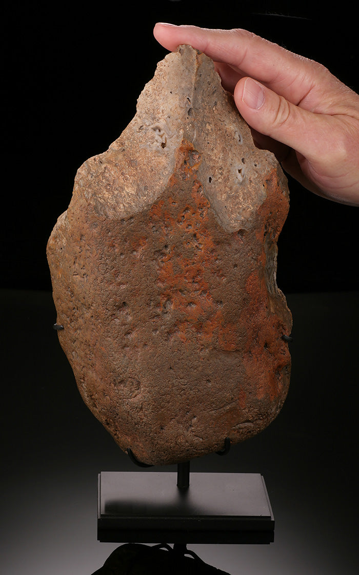 Large, Paleolithic Proto-Bifacial Handaxe