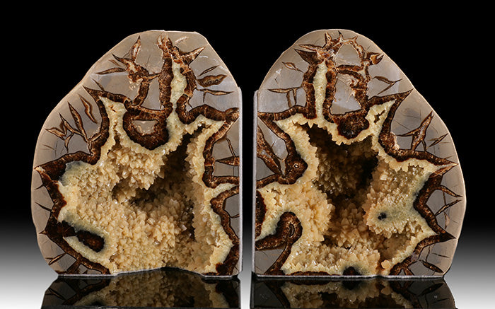 11-1/2" Utah Septarian Bookends