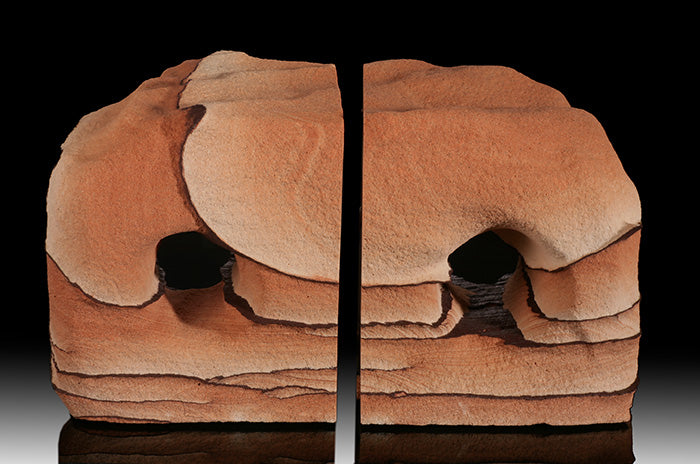 Utah Sandstone Cavern Bookends