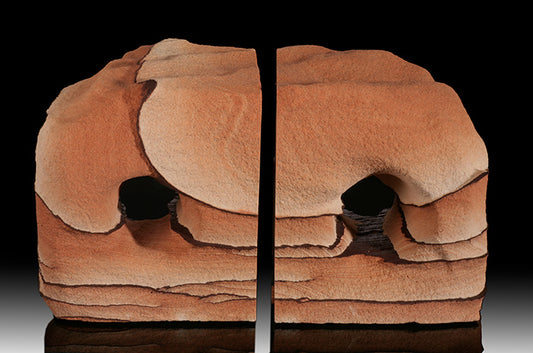 Utah Sandstone Cavern Bookends