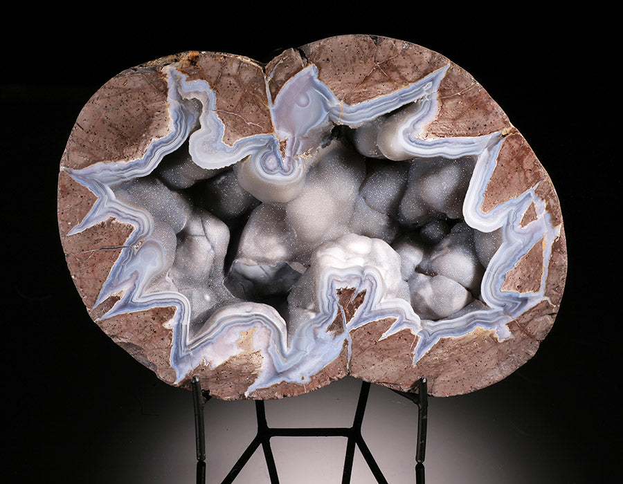 Large Dugway Geode (with stand)