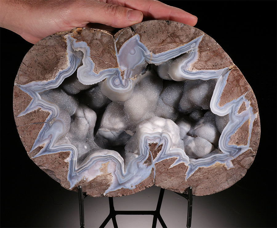 Large Dugway Geode (with stand)