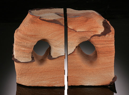 7" Sandstone Bookends
