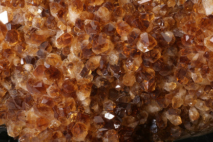 Large Citrine Display Cluster with Custom Stand