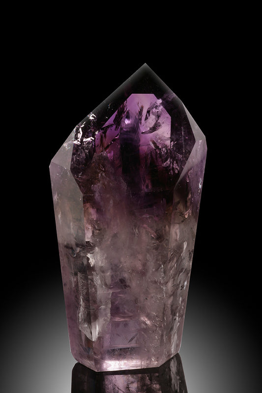 4" Polished Amethyst Point