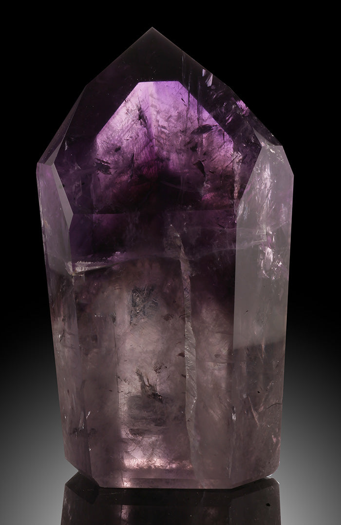 Polished Phantom Amethyst Point