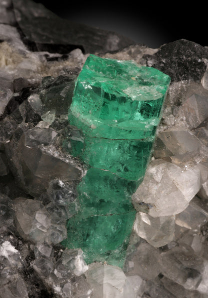 Emerald Crystal in Quartz