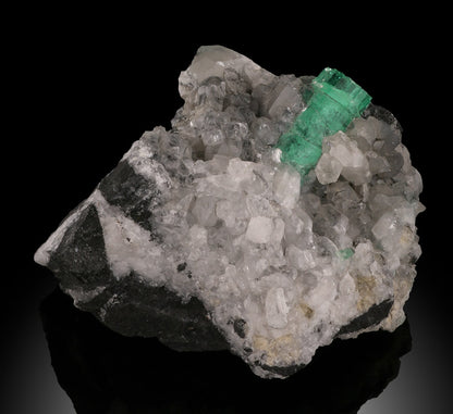 Emerald Crystal in Quartz