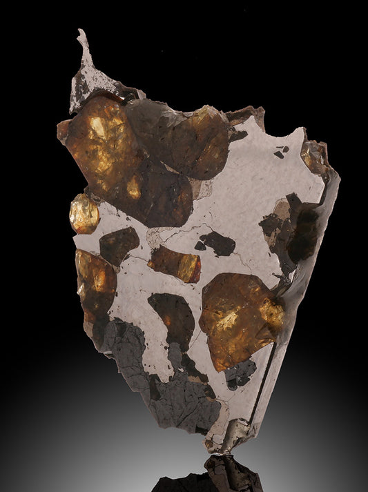 3.4g Brenham Meteorite (Stony Iron Pallasite)