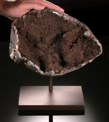 Large Chocolate Amethyst Showpiece