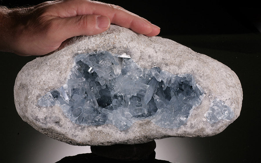 10" Celestite Geode - Madagascar