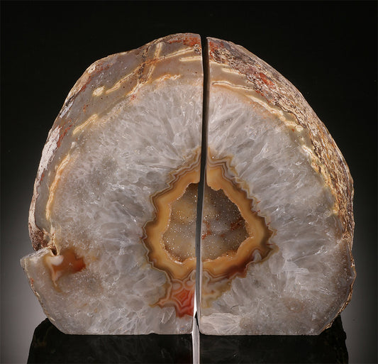 6-1/2" Brazilian Agate Bookends