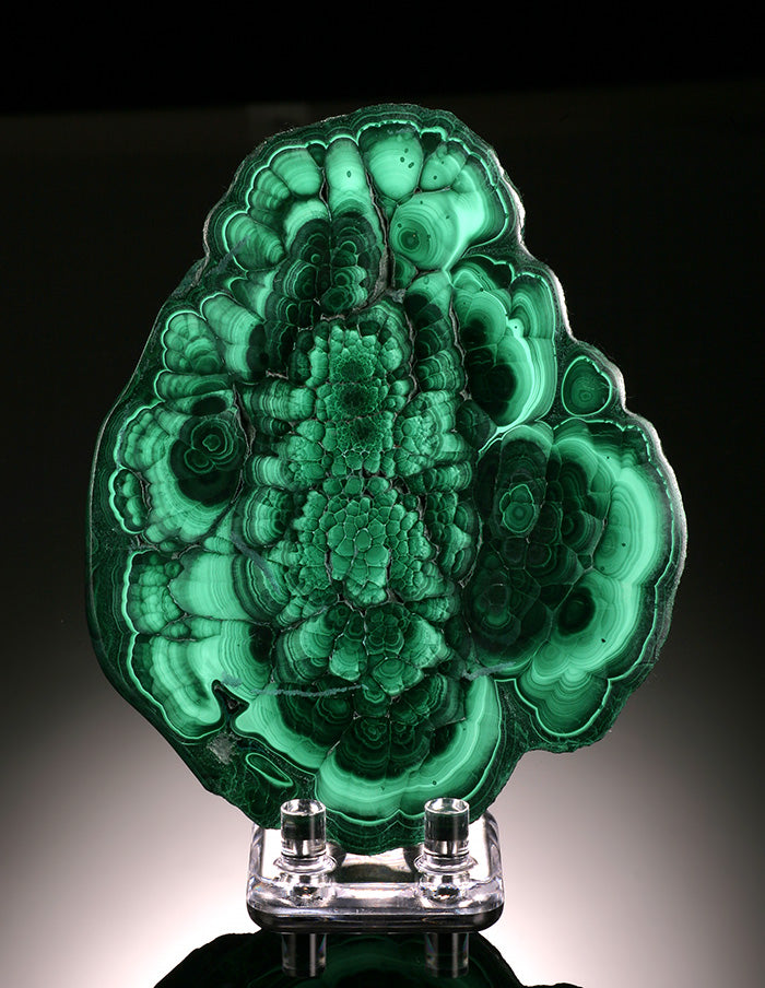 Malachite Stalactite (with stand)