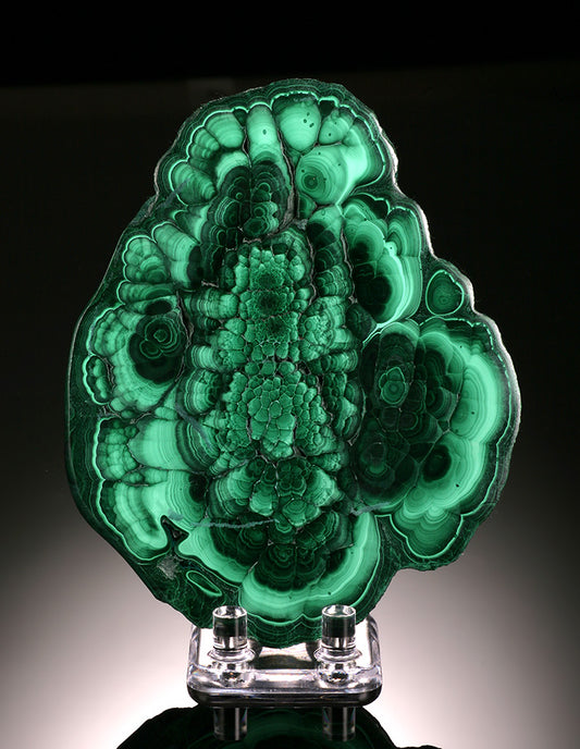 Malachite Stalactite (with stand)