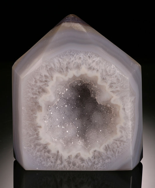 3-3/4" Brazilian Agate Carved Point