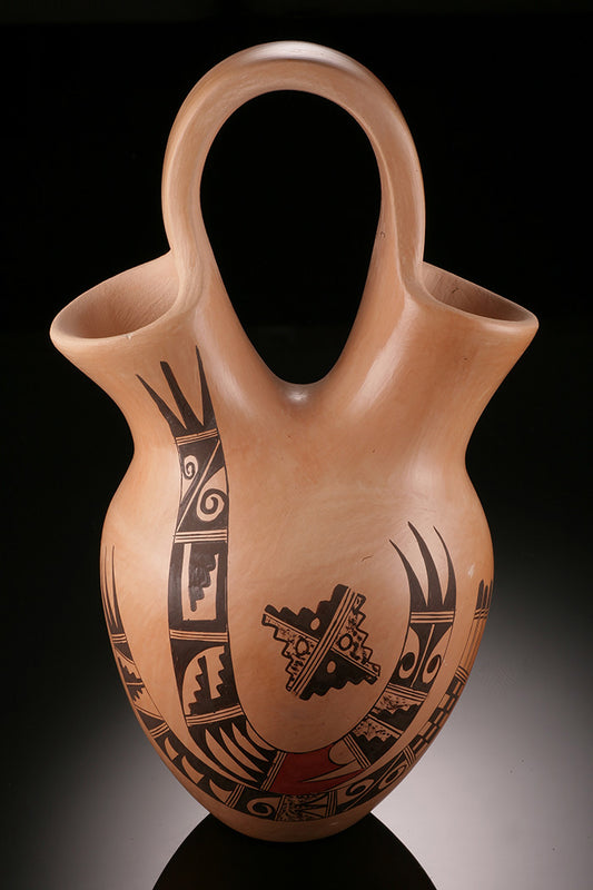 10" Ceremonial Wedding Vase - Antoinette Honie, Hopi-Tewa