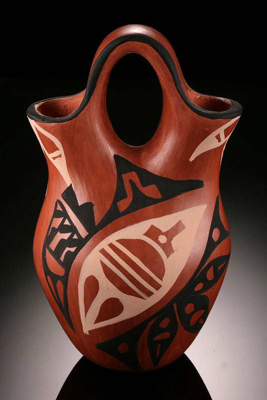 Ceremonial Wedding Vase - Martina Chinana, Jemez Pueblo