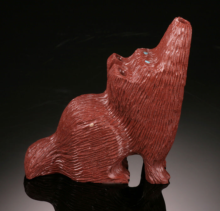 Pipestone Coyote by Jose Espino (Zuni)