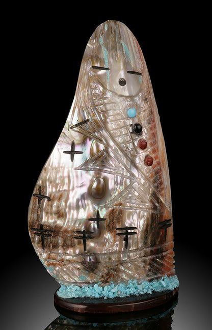 Double Sided Zuni Corn Maiden - Stuart Quandelacy