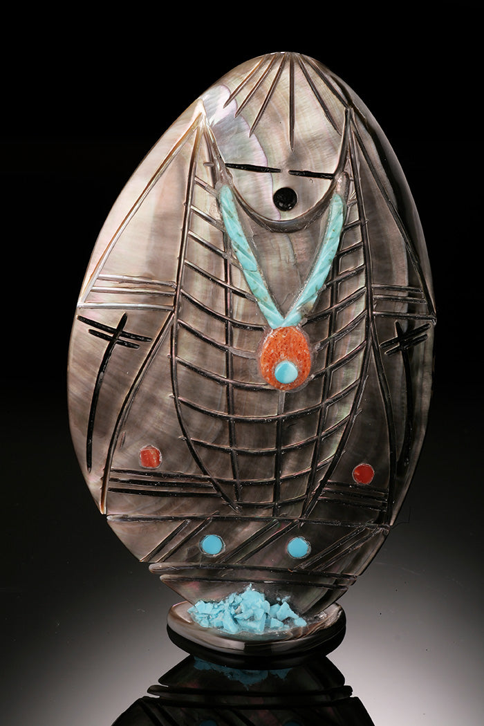 Double Sided Zuni Corn Maiden - Vickie Quandelacy