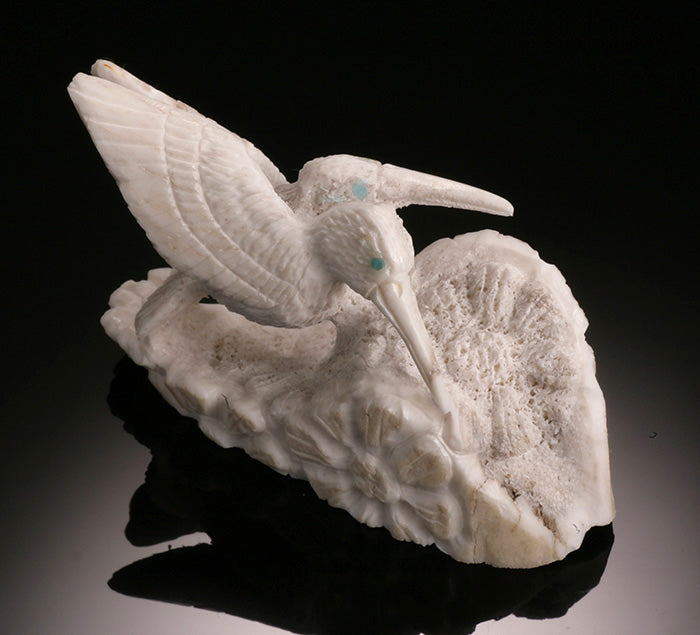 Zuni Hummingbirds Fetish - Antler
