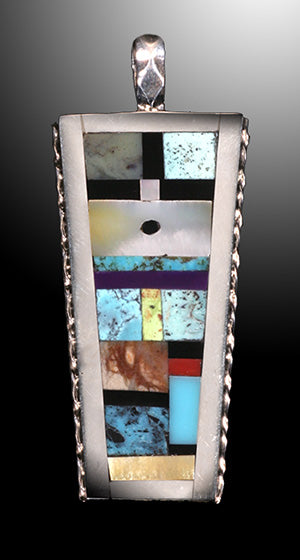 Zuni Inlay Pendant (G.M.C.)