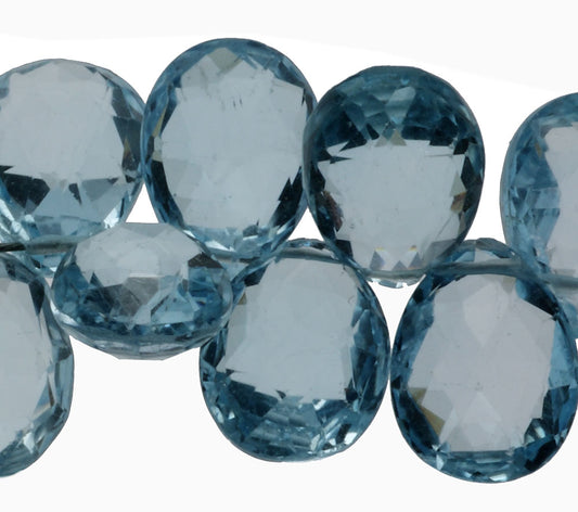Blue Topaz Briollettes