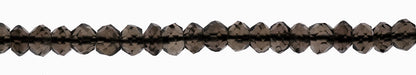 4mm Smokey Quartz Gemstone Beads