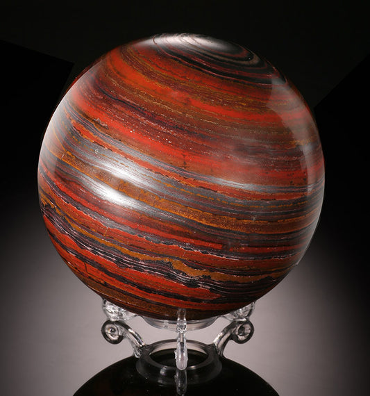 Tiger Iron Sphere (with stand)